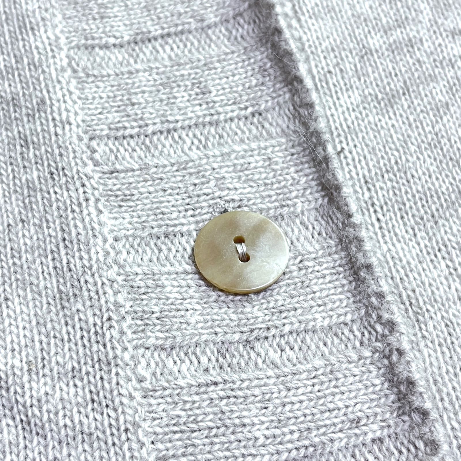 ck73 HERNO アンゴラ ウール　Vネック カーディガン　ノーカラー 長袖　大きい　ボタン　毛　イタリア製　made in italy ヘルノ ck73 HERNO アンゴラ ウール Vネック カーディガン ノーカラー 長袖