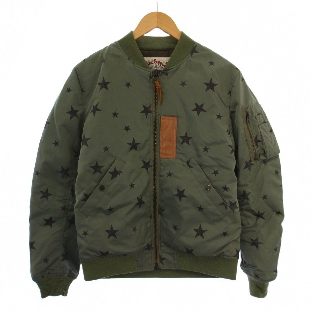キャリー CALEE ALLOVER STAR PATTERN MA-1 ブルゾン ジャケット