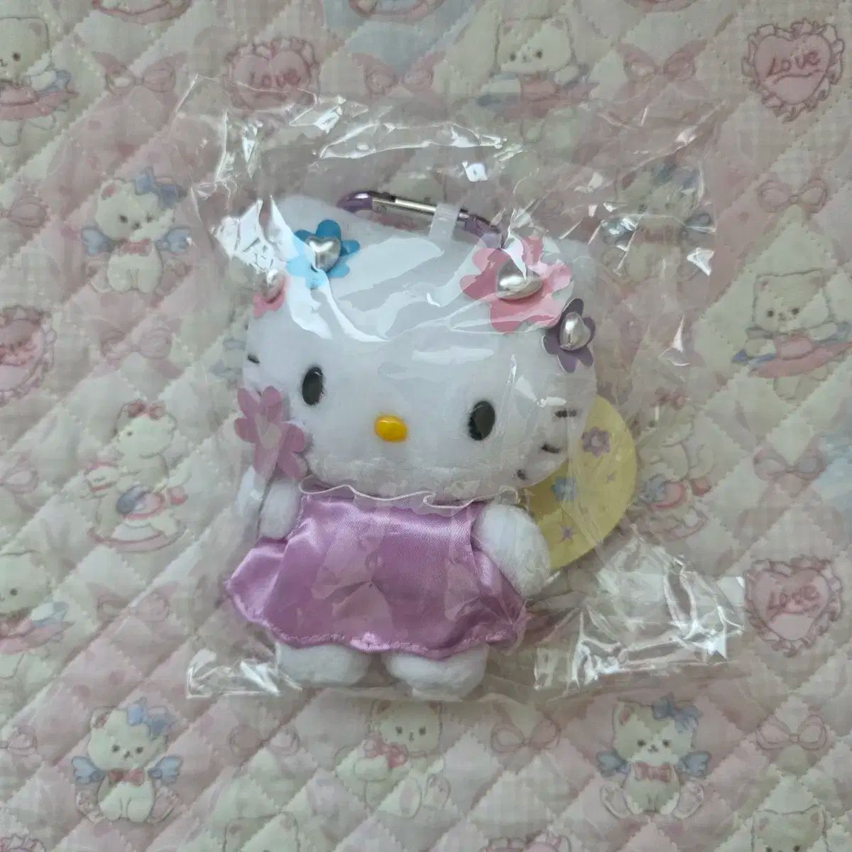 2007年 ハローキティ セピア ぬいぐるみ マスコット キーホルダー