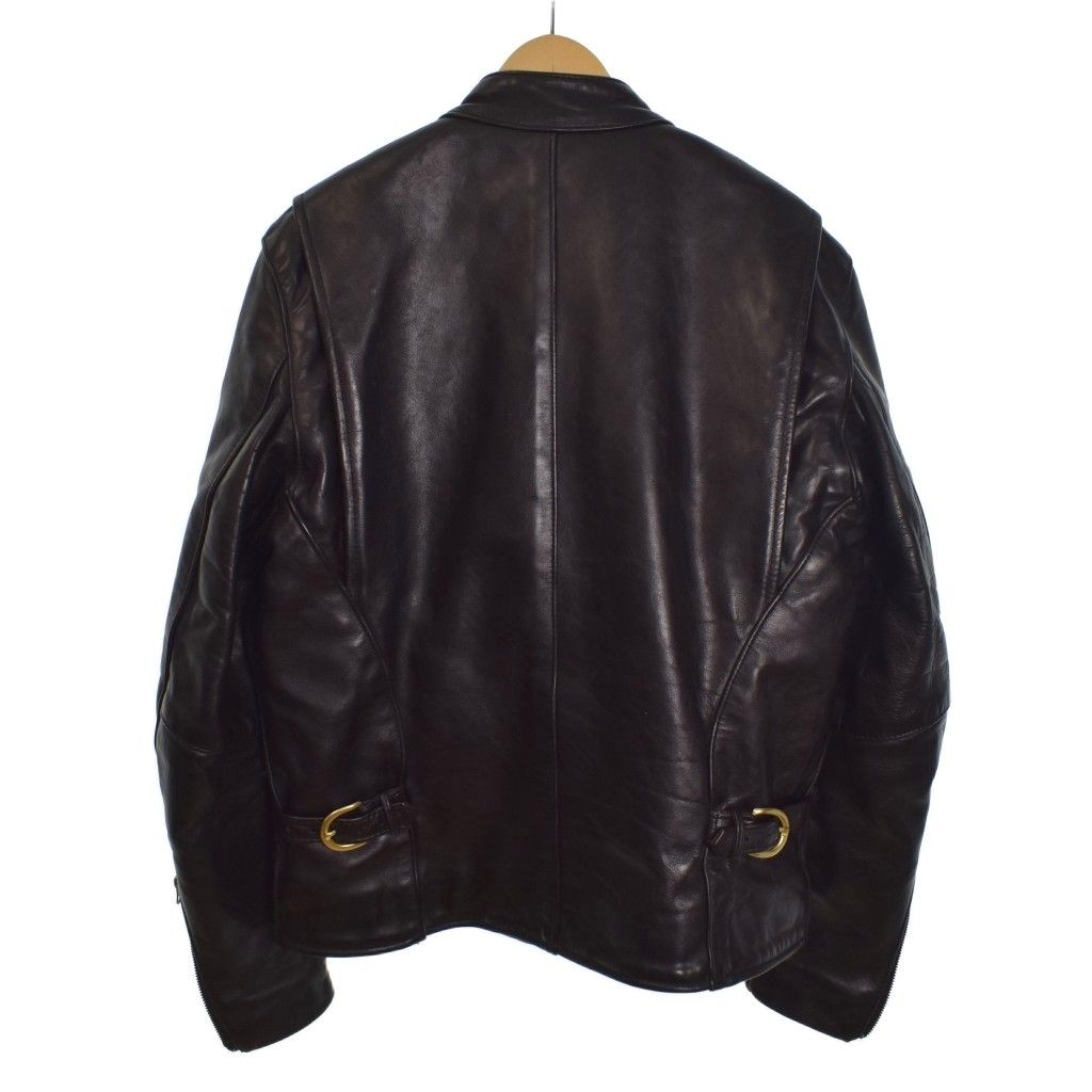 vanson Leathers ブラック シングルライダースジャケット 40 バンソン VANSON シングル ライダースジャケット レザージャケット 40
