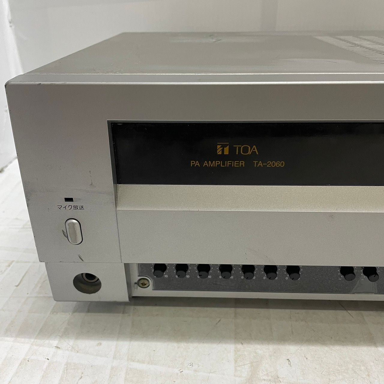 h9862 TOA PAアンプ TA-2060 卓上型 60W 5局 ジャンク - メルカリ