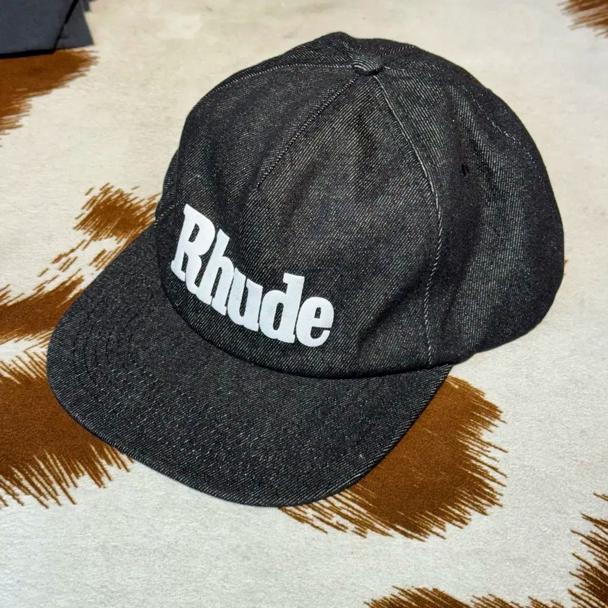 Rhude デニム キャップ 帽子 (OS)