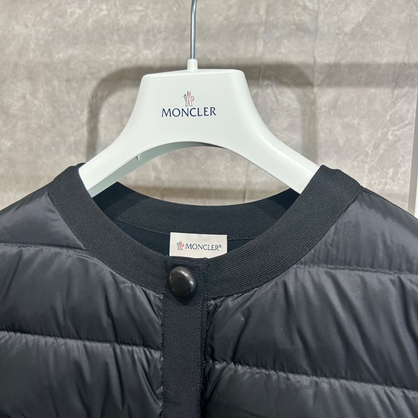 未使用】 MONCLER モンクレール ダウンジャケット切り替えニット