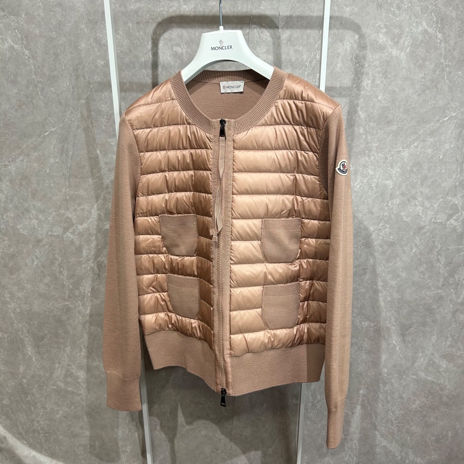 未使用】 MONCLER モンクレール ダウンジャケット ニット カーディガン