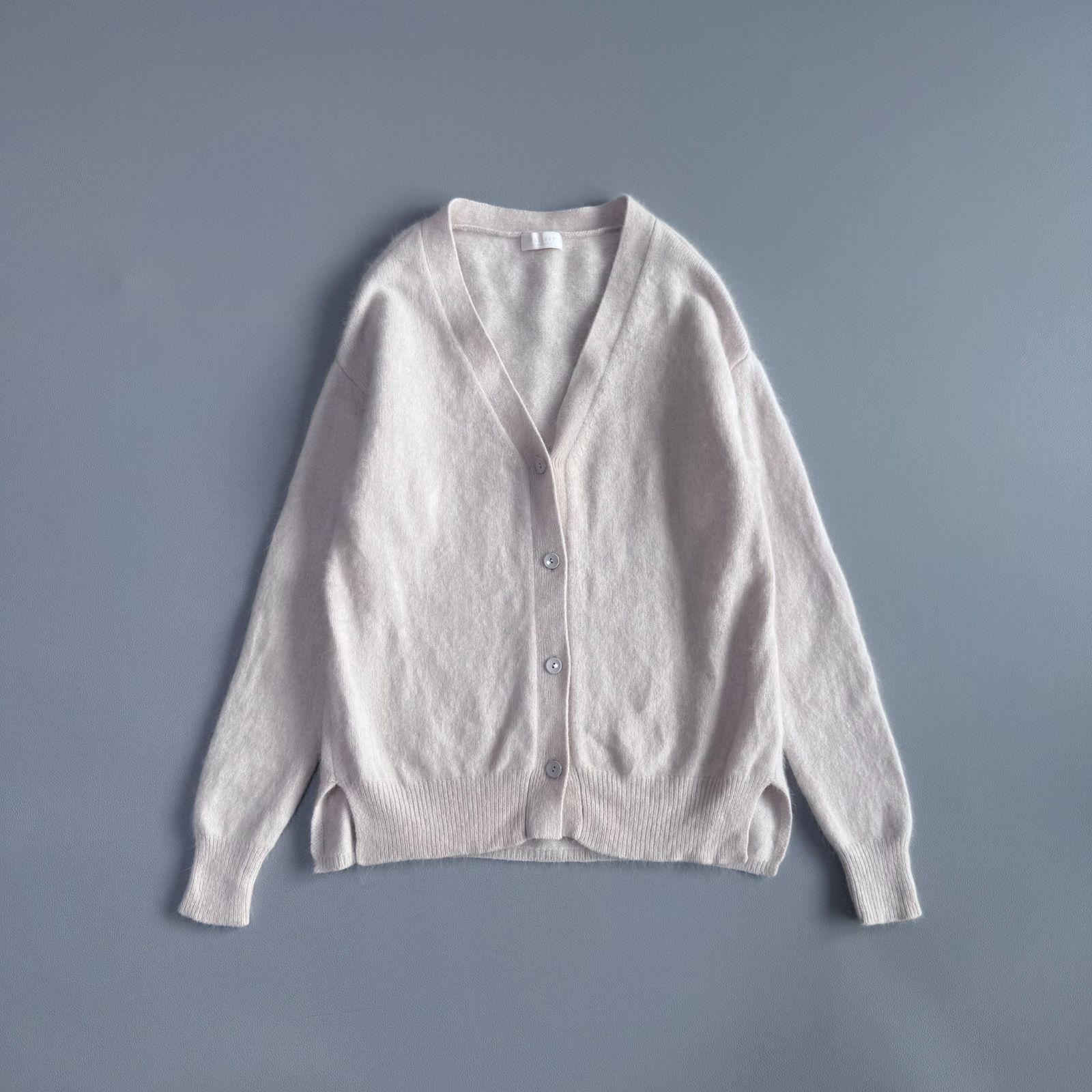 Ballsey トゥモローランド ウール混 Vネックカーディガン S ふんわり柔らか ニット 羽織り ふわふわ