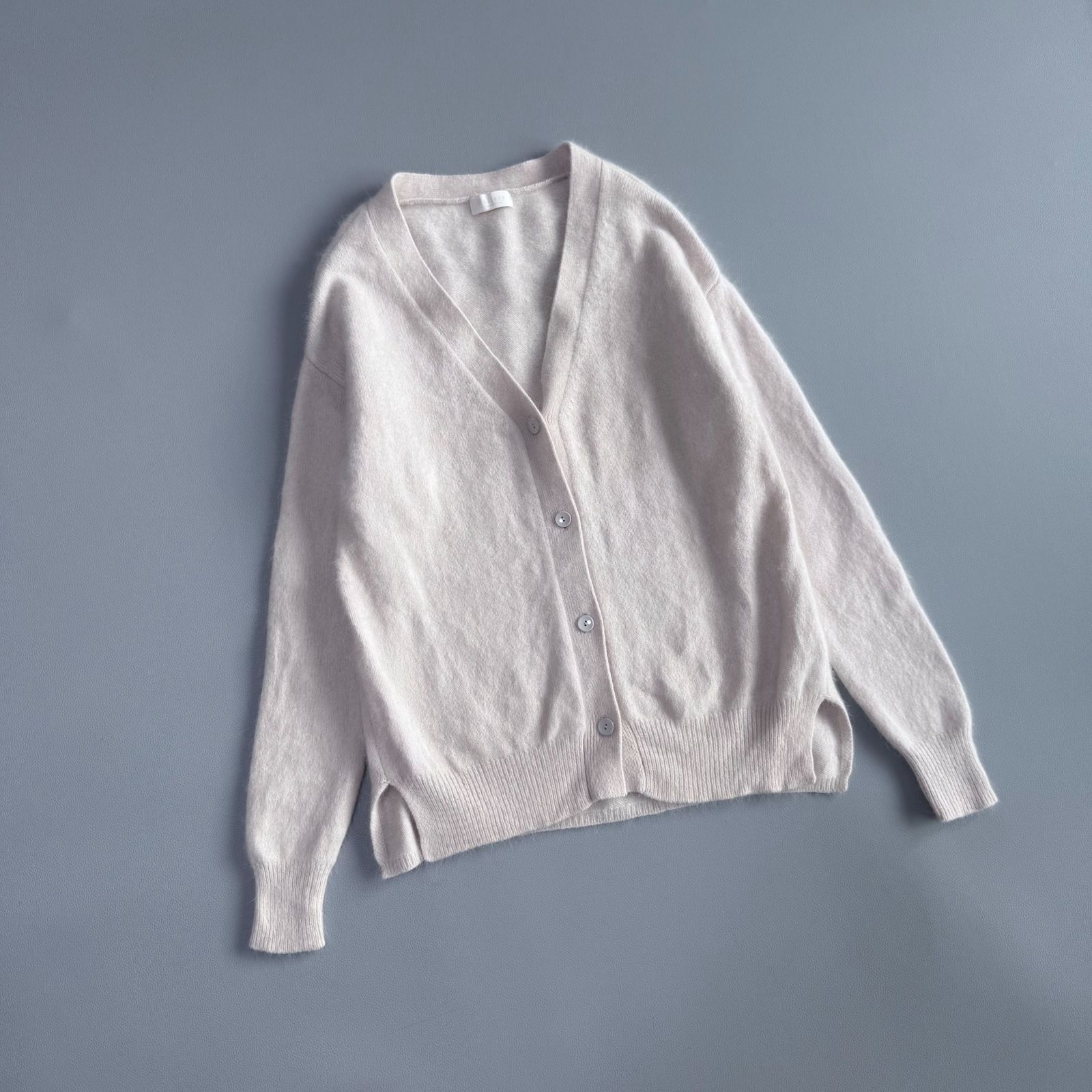 Ballsey トゥモローランド ウール混 Vネックカーディガン S ふんわり柔らか ニット 羽織り ふわふわ