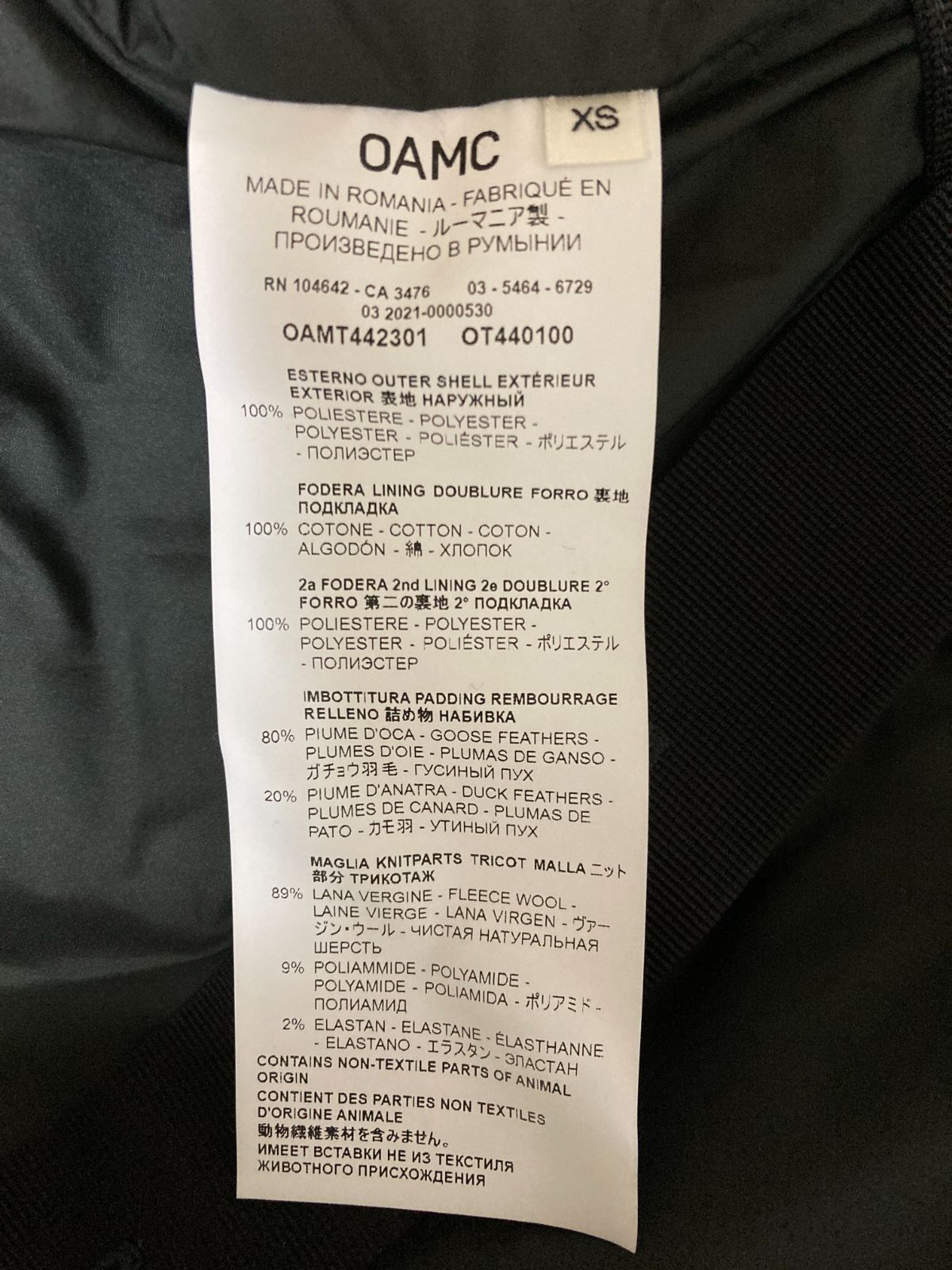 OAMC INFLATE PARKA ロング ダウン ジャケット sizeXS - メルカリ