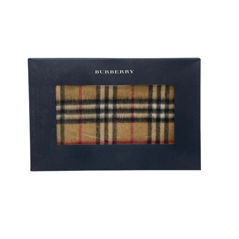 玉津店 中古美品】BURBERRY バーバリー マフラー カシミヤ100