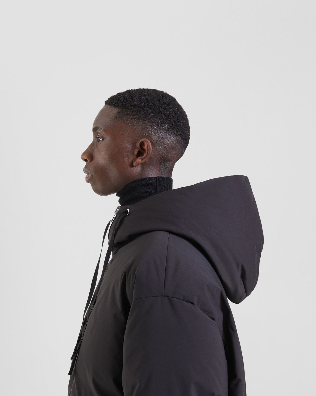 OAMC 21AW Lithium Down Jacket ロゴ ブラック OAMC Lithium ジッパー フード付き ジャケット ブラック (OAMC/ダウン