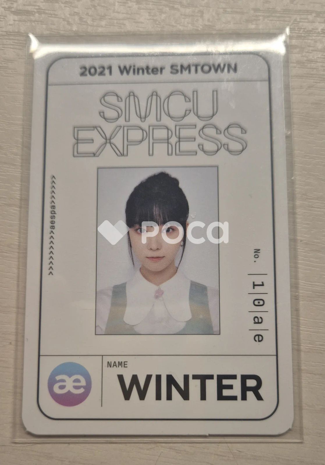 aespa ウィンター 2021 Winter SMTOWN : SMCU EXPRESS PASS CARD