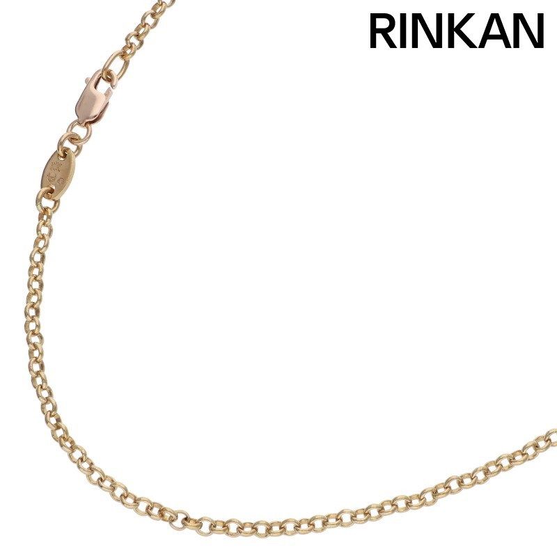 クロムハーツ 22K NECKCHAIN R18/ロールチェーン18inch ゴールド