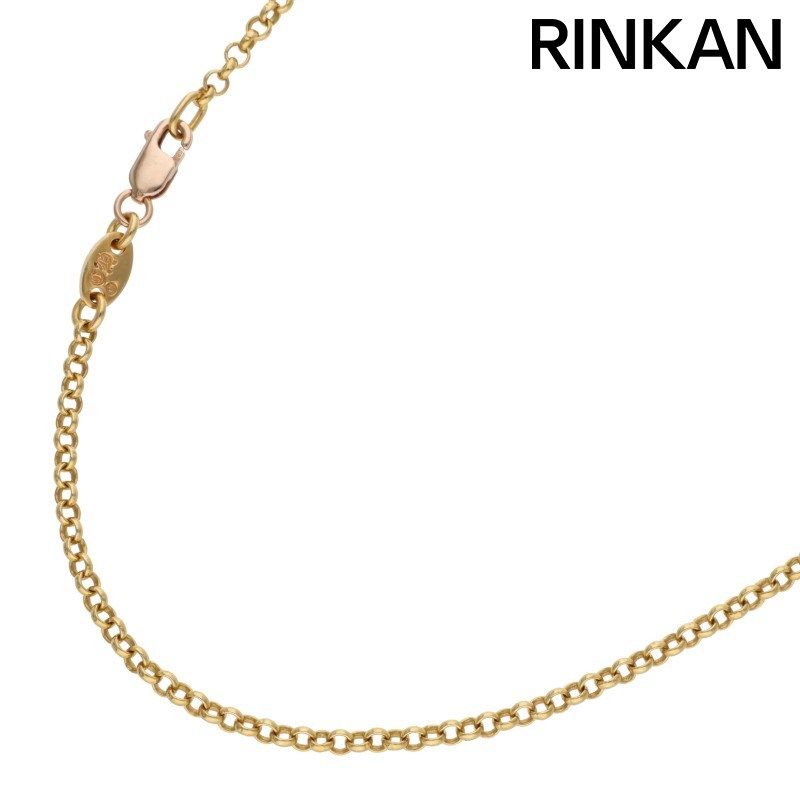 クロムハーツ 22K NECKCHAIN R16/ロールチェーン16inch ゴールド