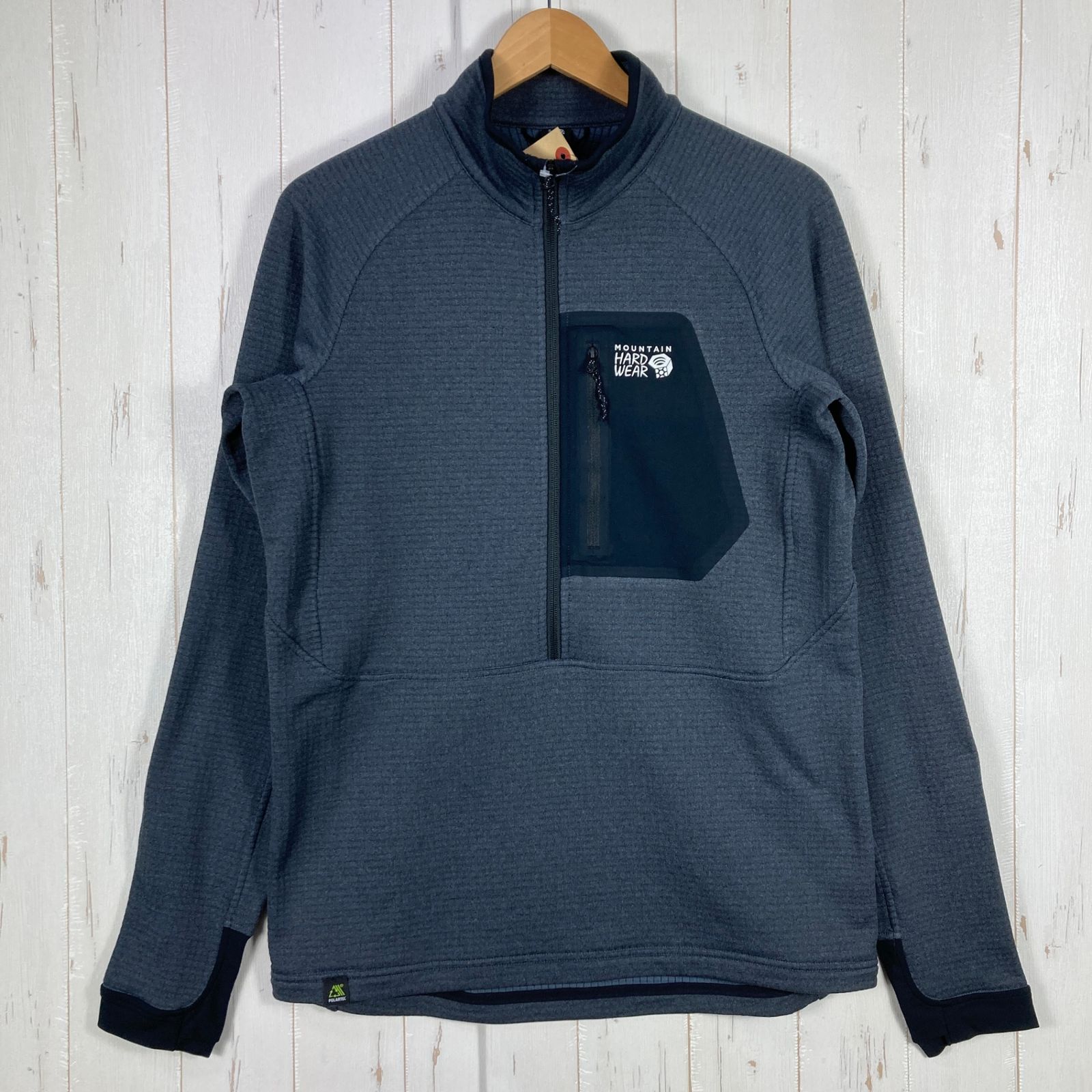 MMA POLARTEC Power Grid ジャケット Mサイズ Men's M グレー系】 Mountain Hardwear ( マウンテンハードウェア