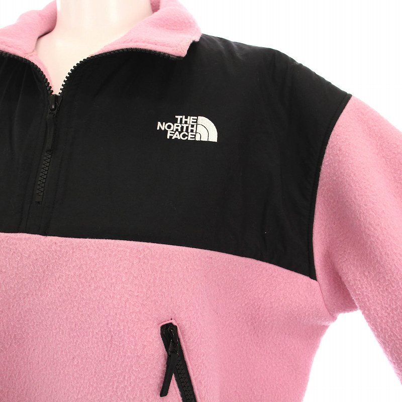 THE NORTH FACE - ザノースフェイス プルオーバーデナリジャケット M ピンク 黒 NAW72332 アウトドア ザノースフェイス THE NORTH FACE PULLOVER DENALI JACKET
