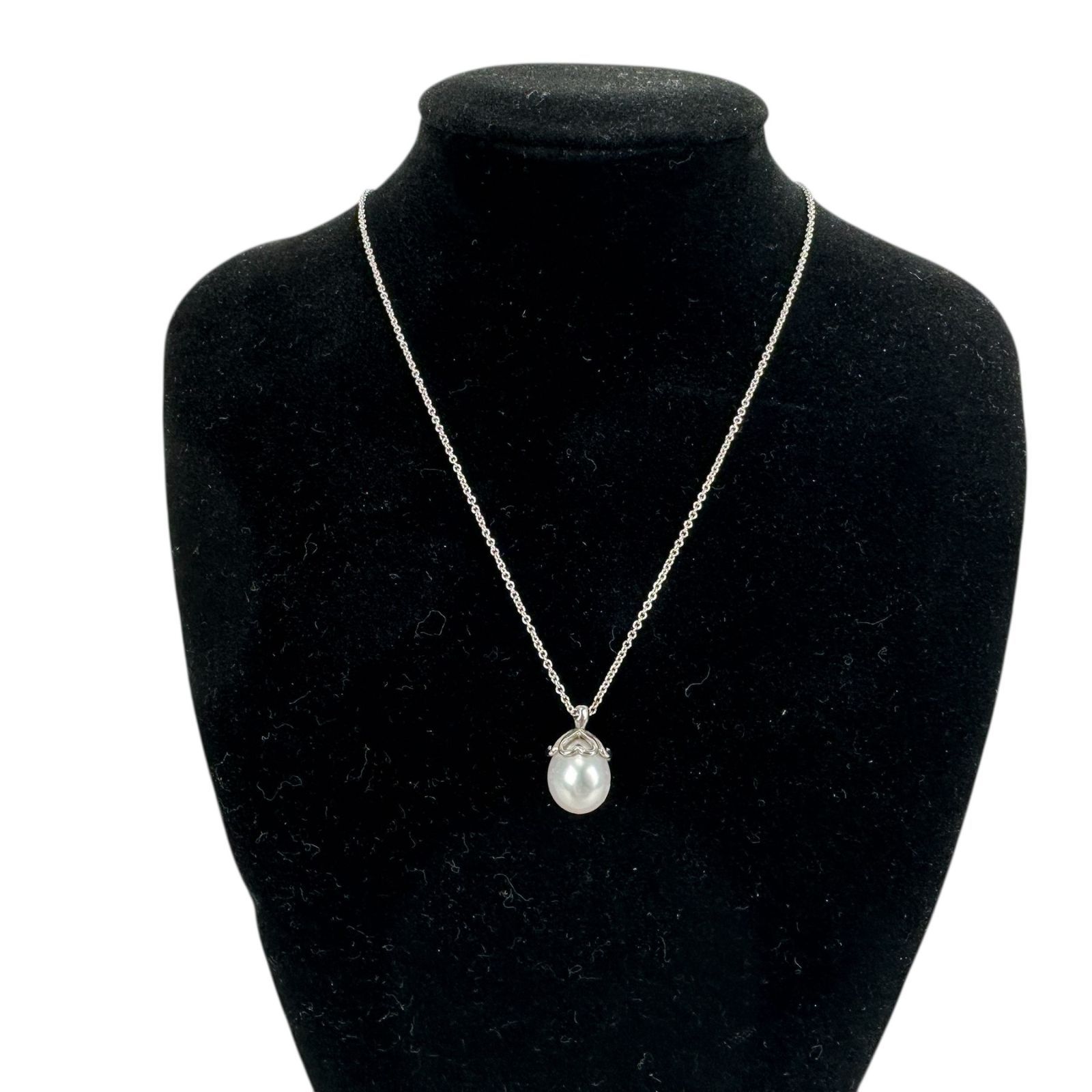 Tiffany&Co.】 ティファニー パールネックレス SV925 シルバー 2.4g