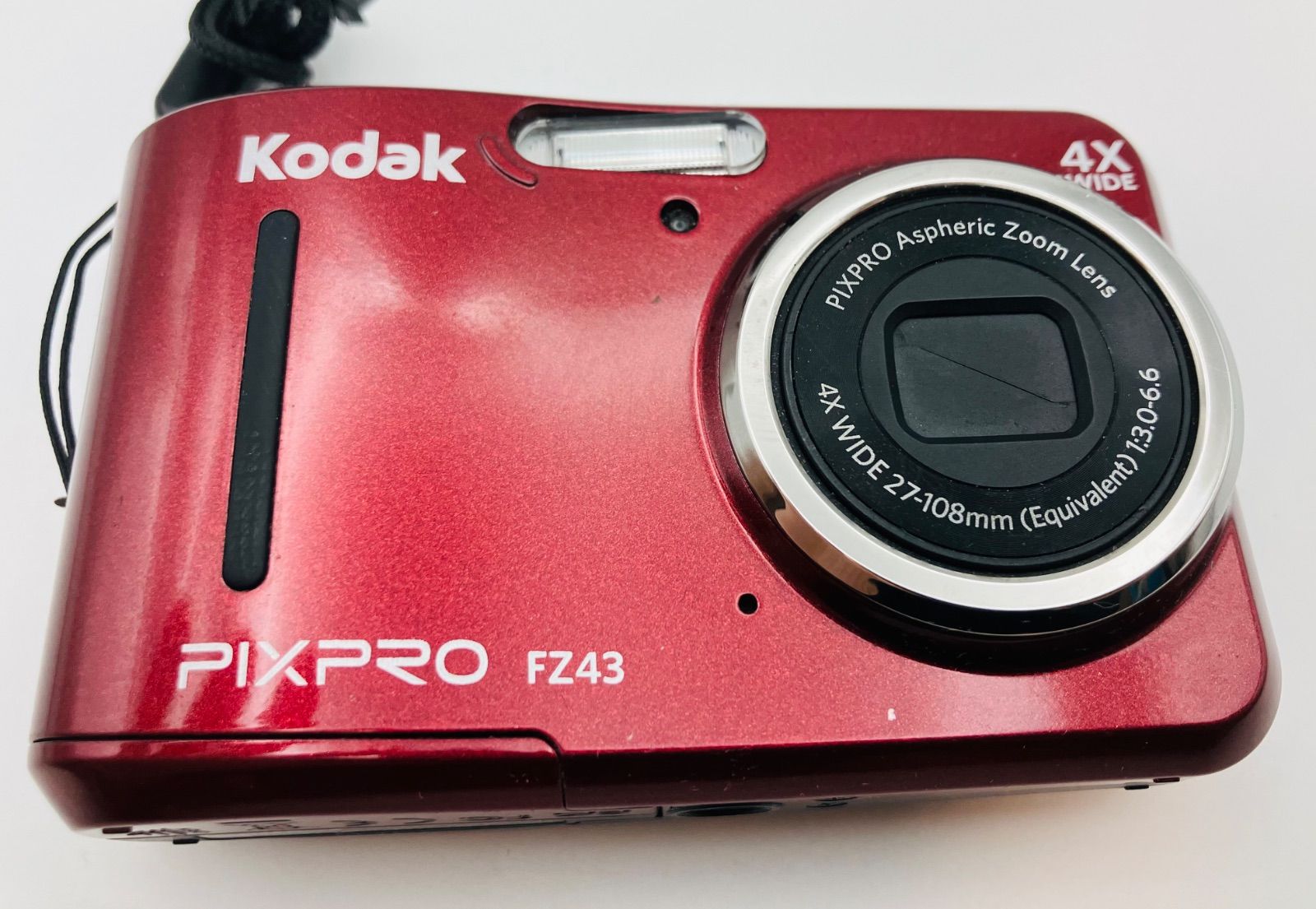 Kodak コダック PIXPRO FZ43 レッド 単3電池式 - メルカリ