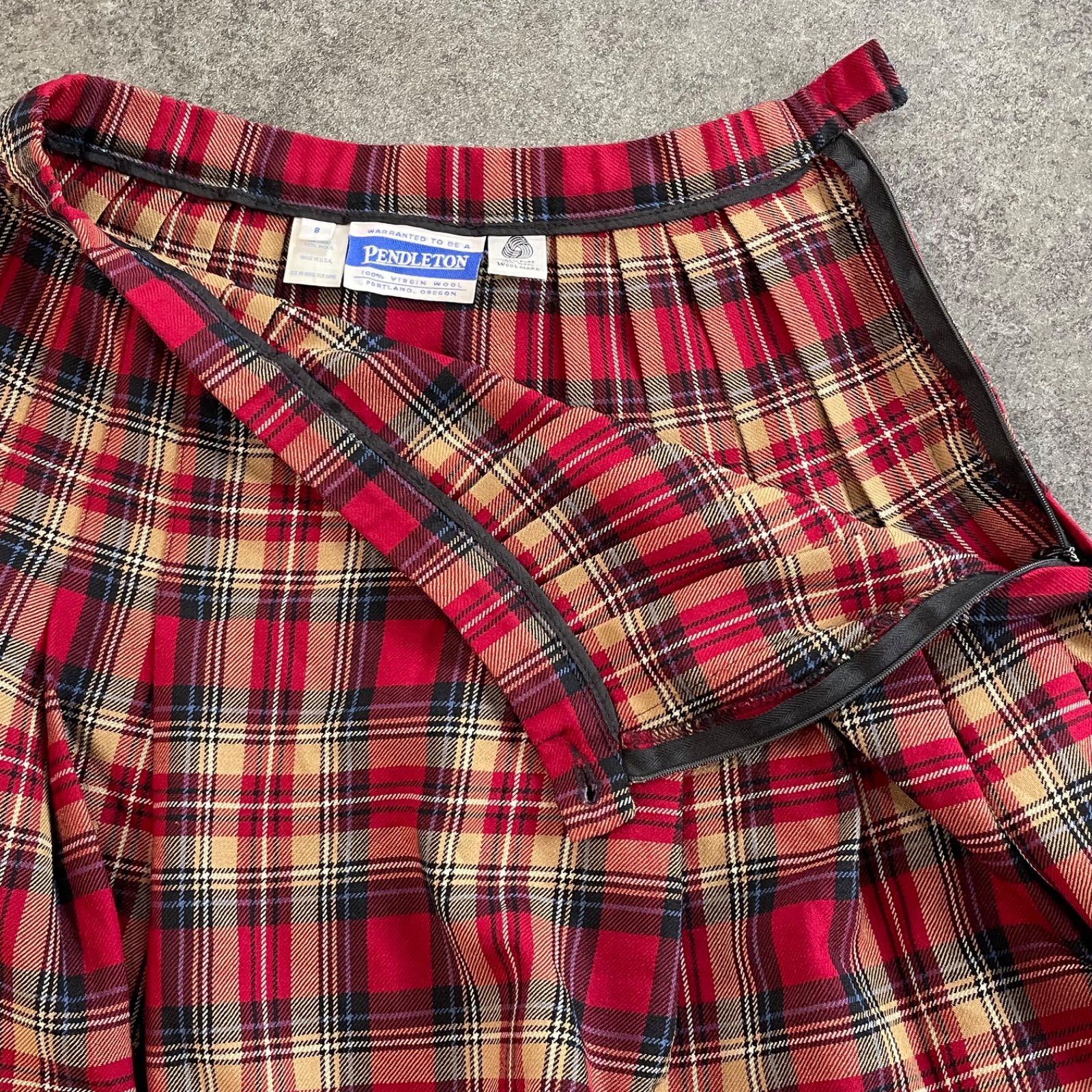 USA製 80s 90s Vintage PENDLETON ペンドルトン スカート プリーツ