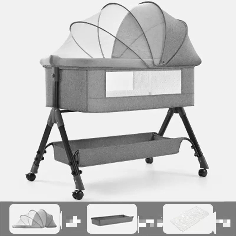 大好評 ベビーベッド 添い寝 ベビーサークル 持ち運び 折りたたみ 新生児 0 2歳 ゆりかご 蚊帳付き マットレス 出産祝い 赤ちゃん ベビー用寝具 取り外し
