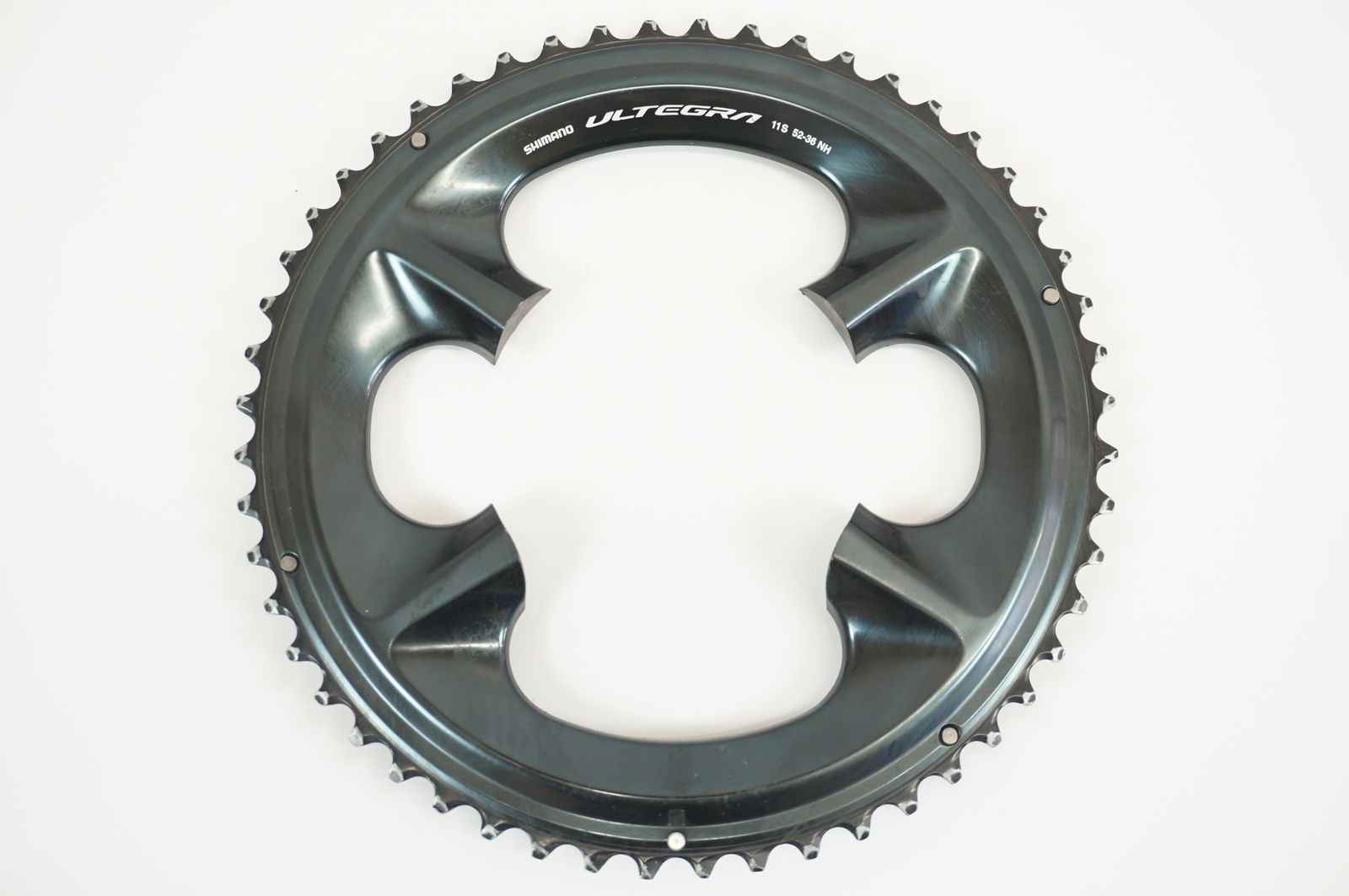 SHIMANO ULTEGRA 11S チェーンリング 52/36T ブラック SHIMANO ULTEGRA チェーンリング 52-36 11速 SHIMANO ULTEGRA 11S