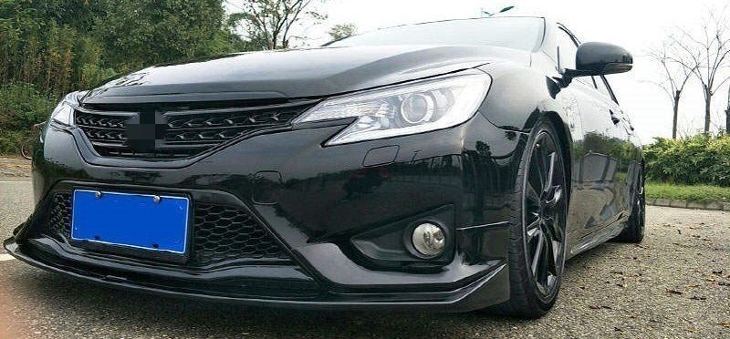 トヨタ　マークx フロントエアロ　 フロントリップ　202ブラック カラーナンバー202ブラック トヨタ 中期 マークX GRX130 フロント