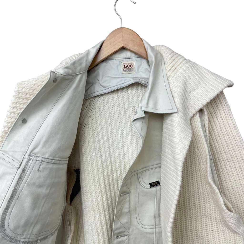 TOGA × LEE ドッキングジャケット M 白 希少品