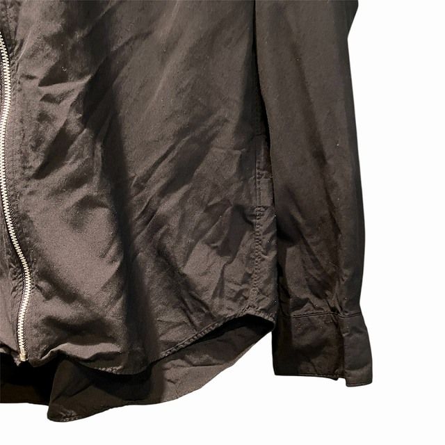 ブラックコムデギャルソン　24aw エステルジップアップシャツ ブラックコムデギャルソン BLACK COMME des GARCONS 24AW エステル