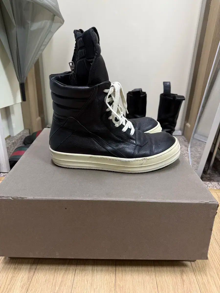 42 RICK OWENS リックオウエンス ジオバスケット 黒黒 - メルカリ
