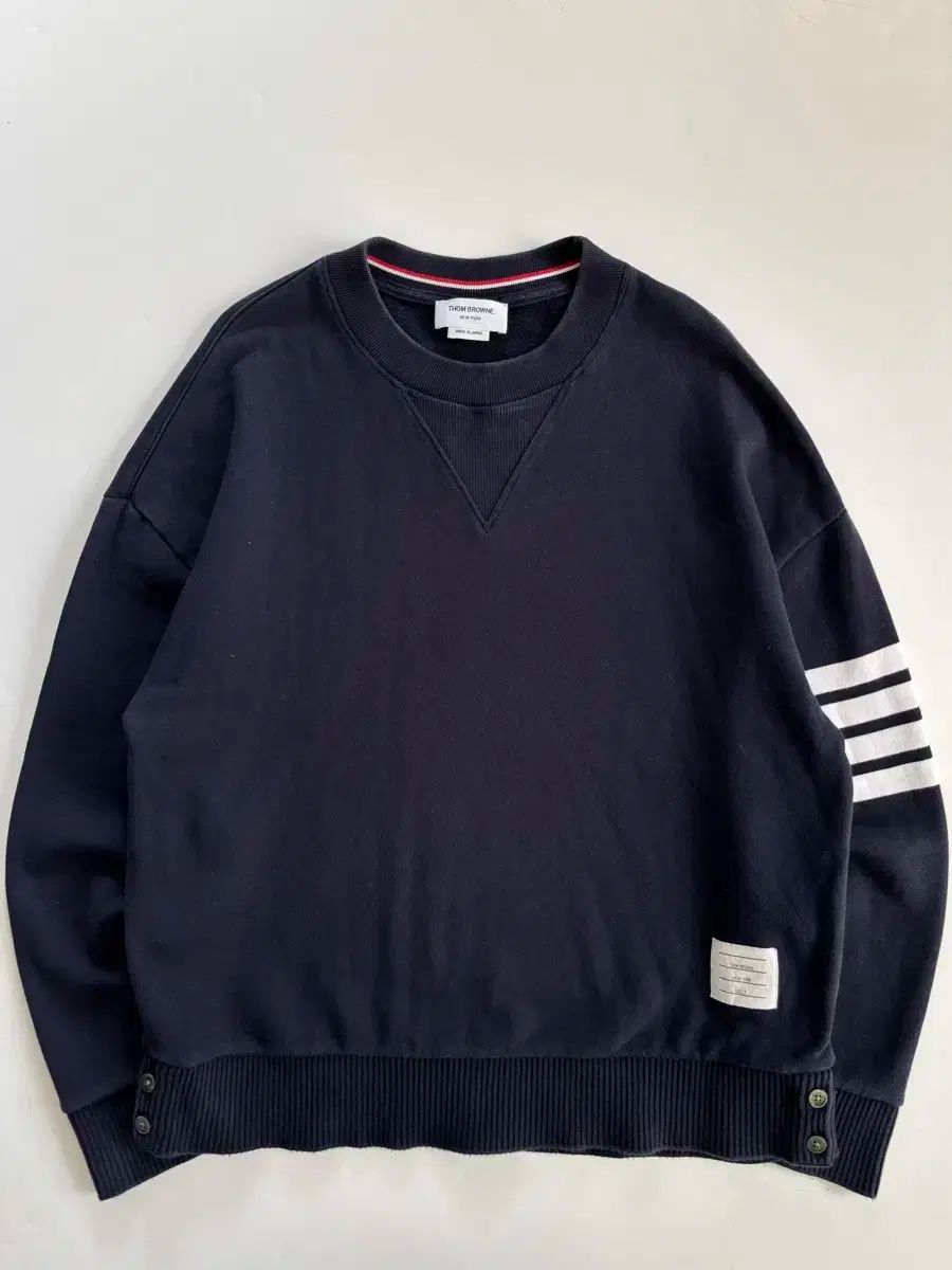 Thom Browne トム・ブラウン ネイビー スウェットシャツ - メルカリ