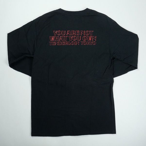 Size【S】 TENDERLOIN テンダーロイン TEE L/S LHS ロンT 黒 【中古品