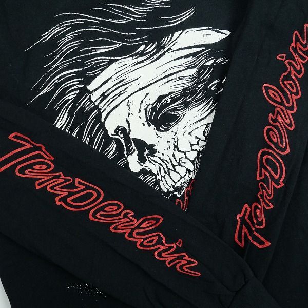 Size【S】 TENDERLOIN テンダーロイン TEE L/S LHS ロンT 黒 【中古品