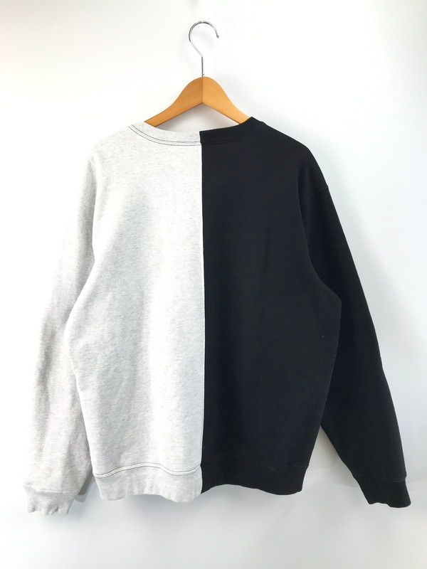 中古品】Supreme シュプリーム 18AW SPLIT CREWNECK SWEATSHIRT
