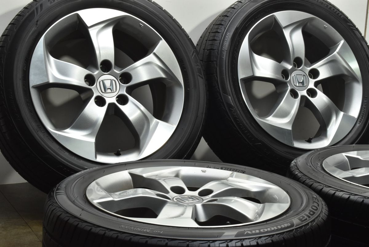 交換用に ホンダ ヴェゼル 17 in 7 J 55 PCD 114 3 ブリヂストン エコピア NH 100 RV 215 R オデッセイ 流用 ノーマル戻し 可