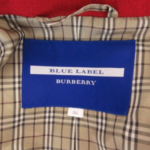 バーバリーブルーレーベル BURBERRY BLUE LABEL Pコート ピーコート