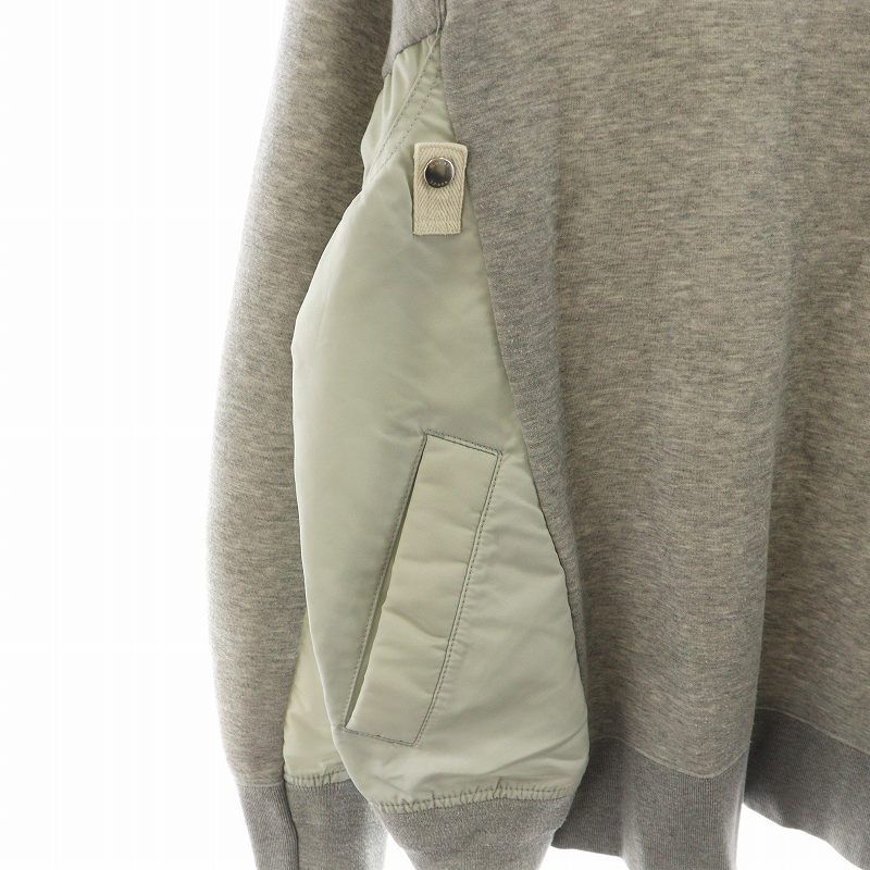 サカイ sacai 24SS Sweat Nylon Twill Pullover スウェット トレーナー