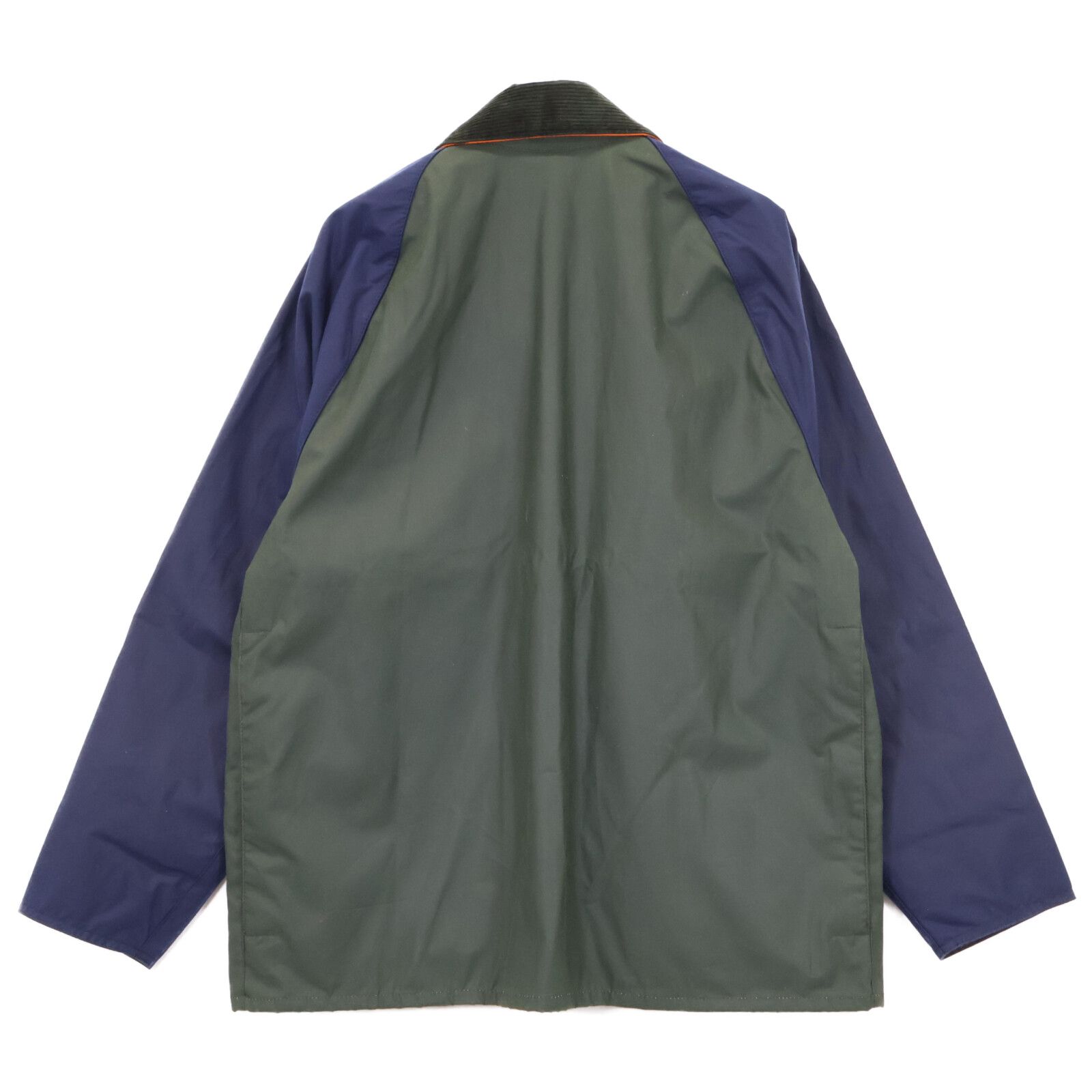 メゾン キツネ X BARBOUR ビューフォート ジャケット　ネイビー　S Barbour × Maison Kitsuné】ビューフォート パッチワーク