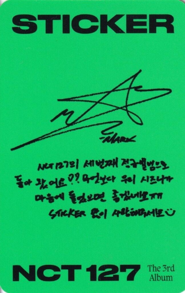 NCT 127 Sticky ver. MARK STICKER - メルカリ