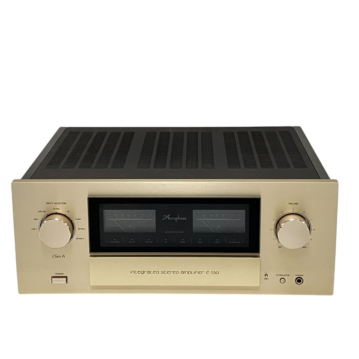 Accuphase E-550 プリメインアンプ AD-20 アナログ・ディスク入力