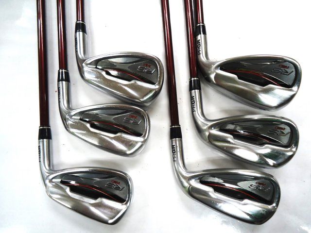 アイアンセット プロギア RS RED/Speeder EVOLUTION for PRGR 6本