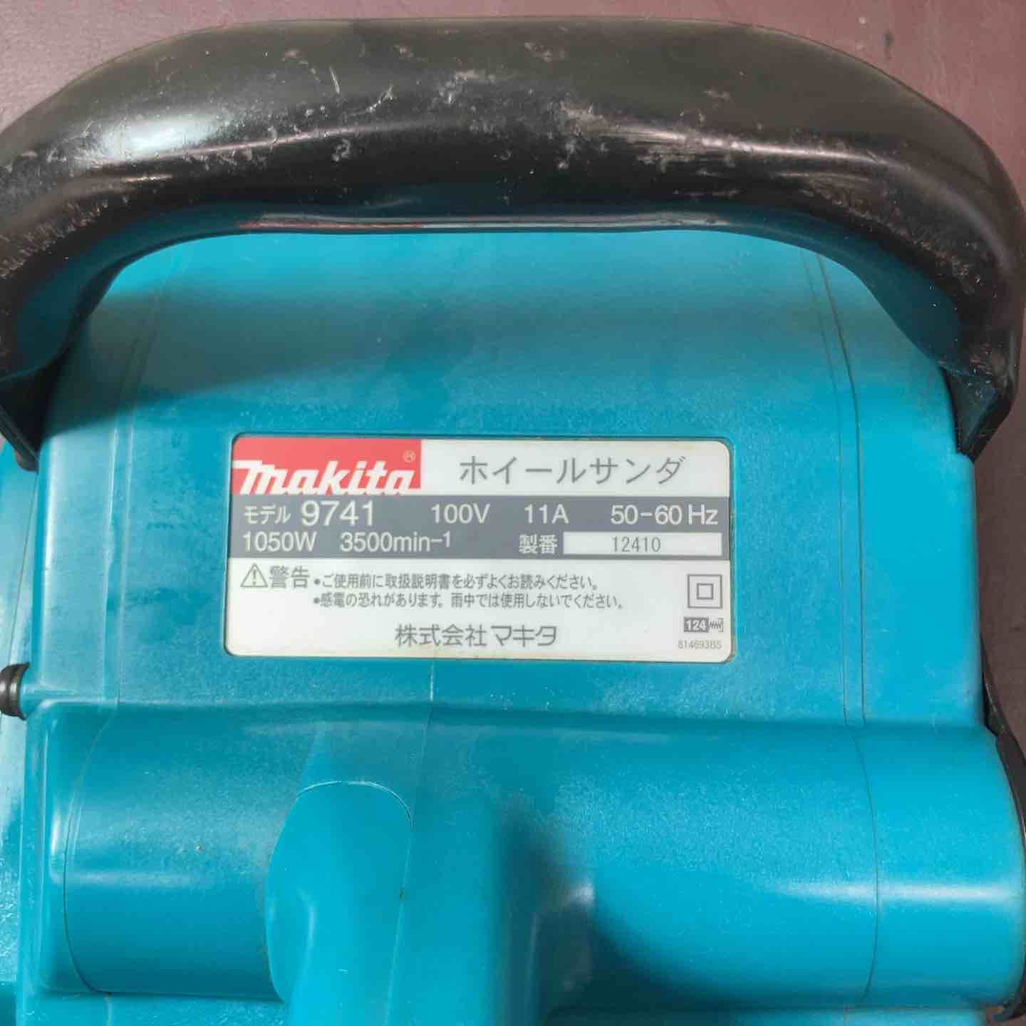  品 マキタ makita ホイールサンダ 9741 100ｖ電動研磨機 サンダー 研磨機