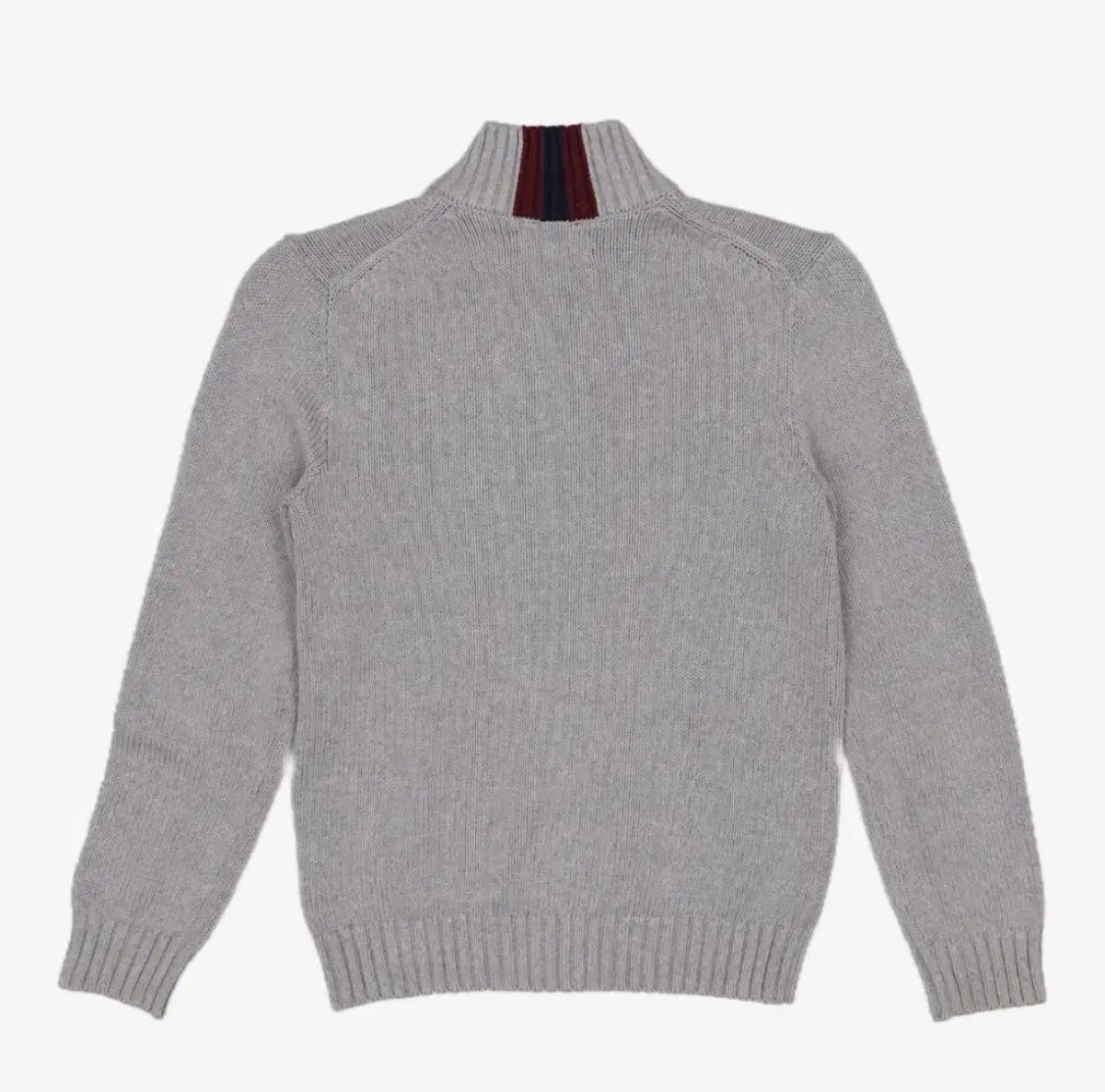 ポロ ラルフローレン ニット ジップアップ カーディガン グレー - メルカリ