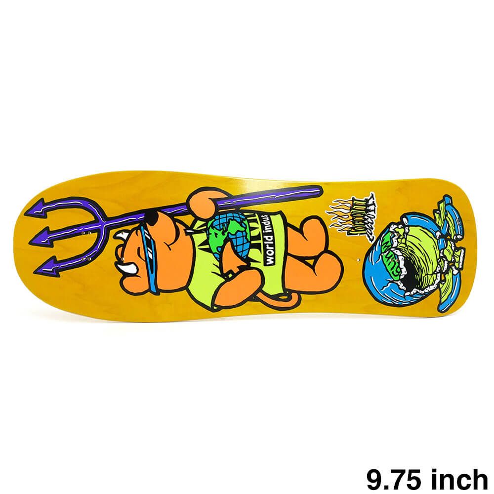WORLD DECK ワールドインダストリーズ デッキ STEVE ROCCO III 9 75 付属デッキテープ 11 inch スケートボード スケボー