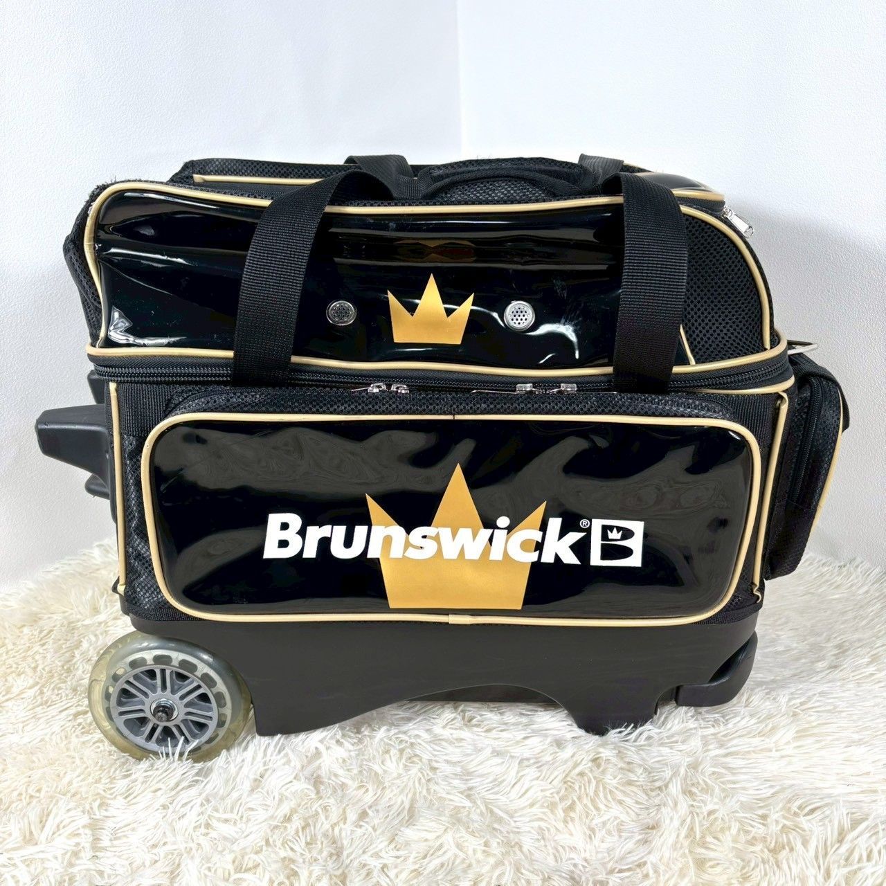 Brunswick ボウリングバッグ 良品】 Brunswick ボウリングバッグ 2ボール用 - メルカリ