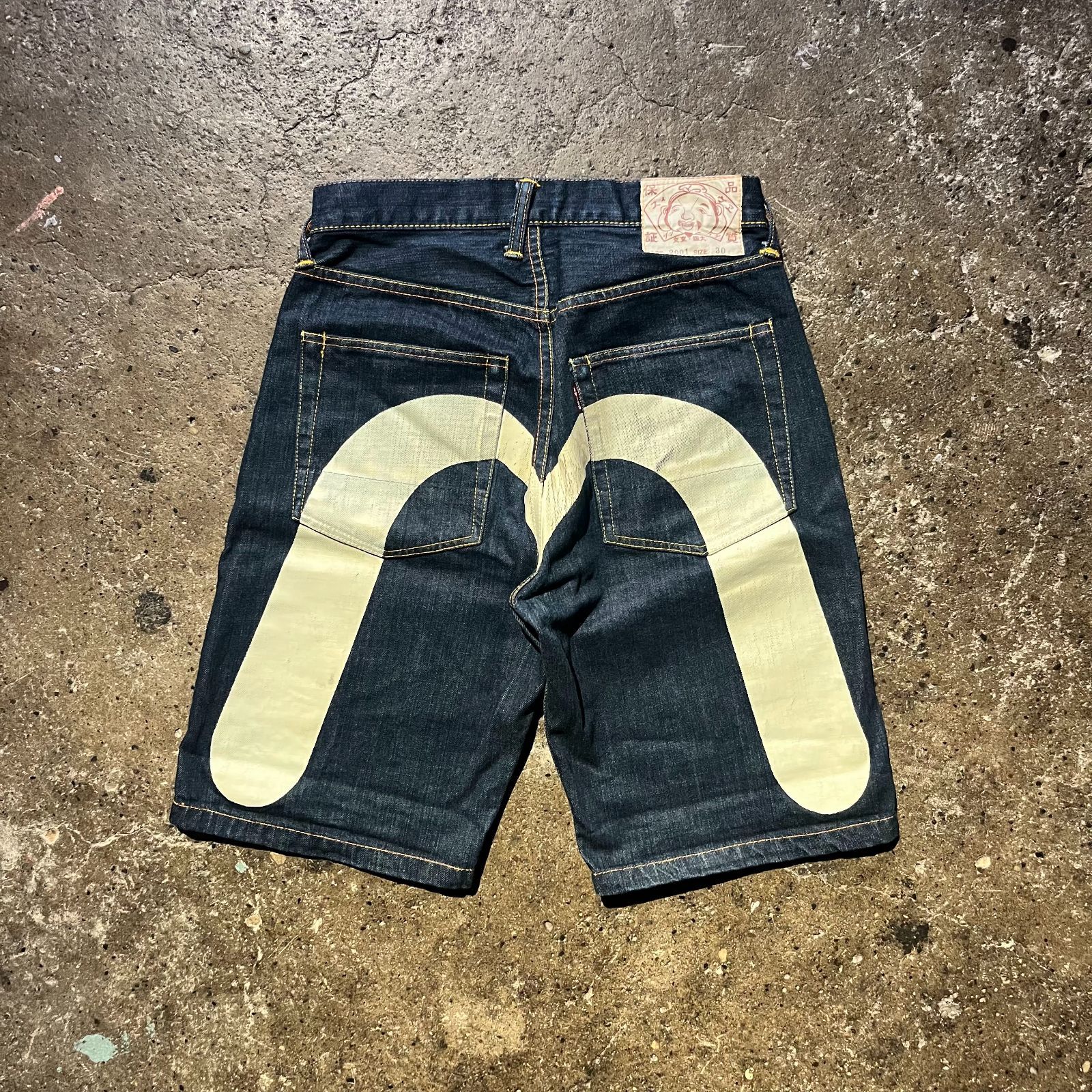 EVISU Lot.2001 30 ハーフパンツ 大黒カモメ ショーツ エビス デニム