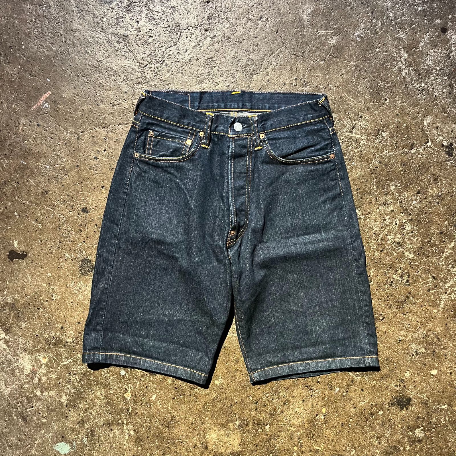 EVISU Lot.2001 30 ハーフパンツ 大黒カモメ ショーツ エビス デニム
