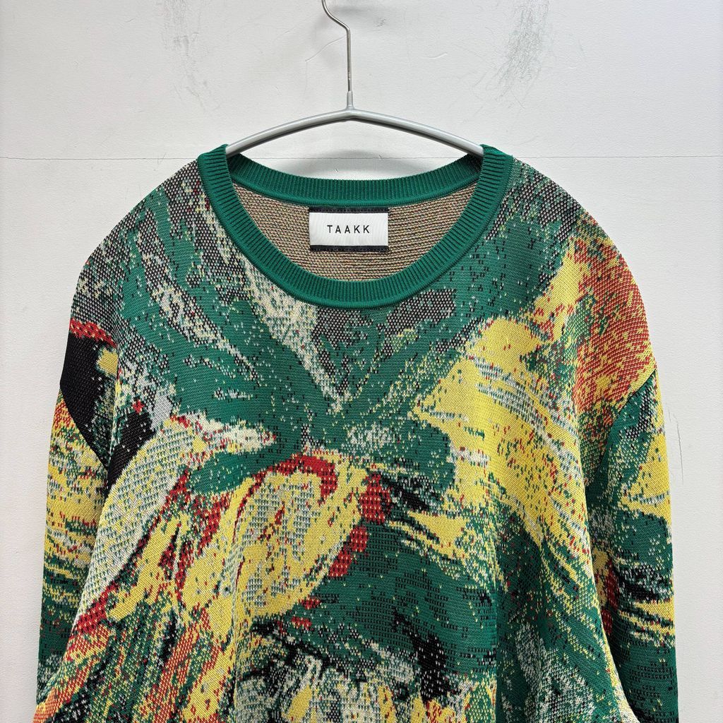 TAAKK ターク 24SS STUDIOUS別注 JACQUARD KNIT ジャガードニット
