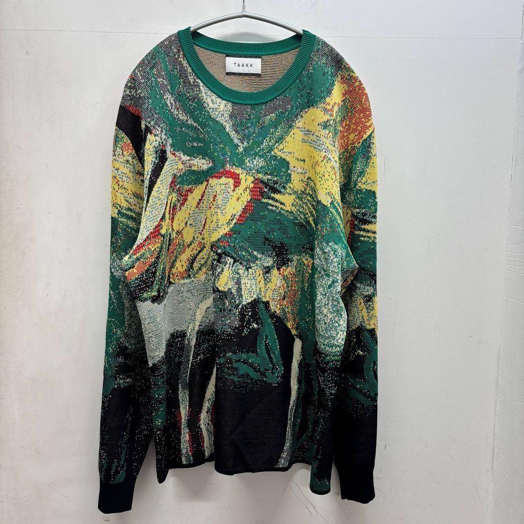 TAAKK ターク 24SS STUDIOUS別注 JACQUARD KNIT ジャガードニット