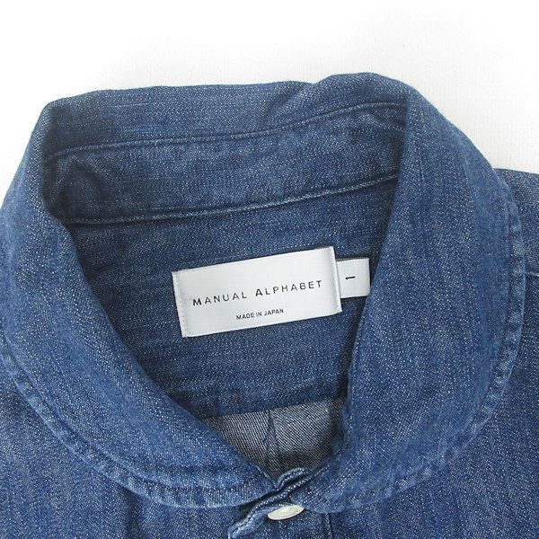 新品未使用　manual alphabet size 1 MANUAL ALPHABET ロデオサージワンタックパンツ マニュアル