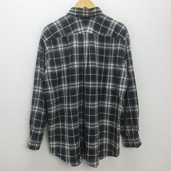 H□バーバリー ロンドン/BURBERRY LONDON ノバチェック柄 長袖BDシャツ