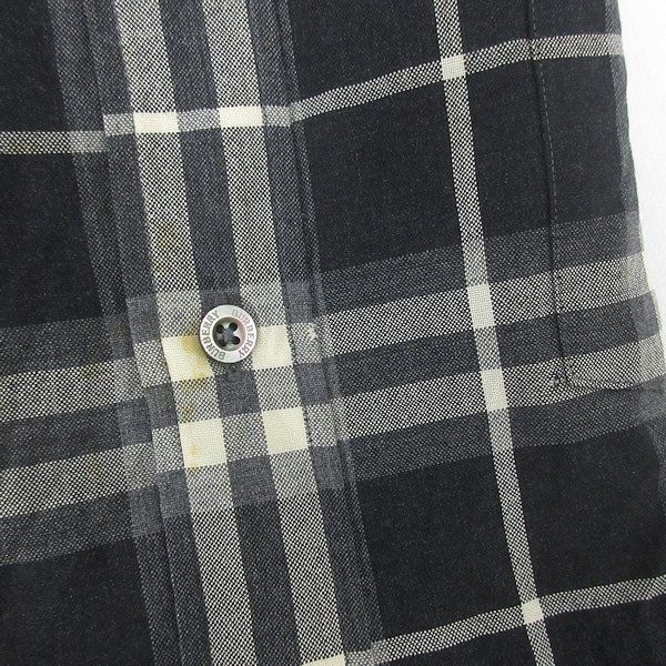 H□バーバリー ロンドン/BURBERRY LONDON ノバチェック柄 長袖BDシャツ