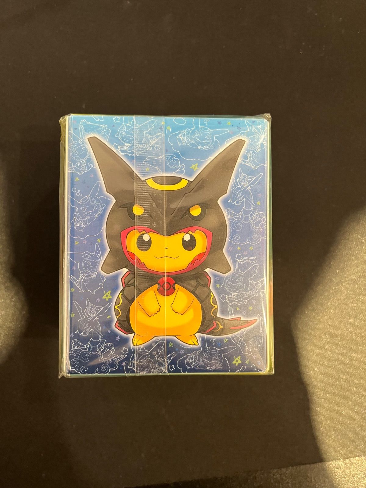 ポケモンカード レックウザポンチョのピカチュウ デッキケース 未開封